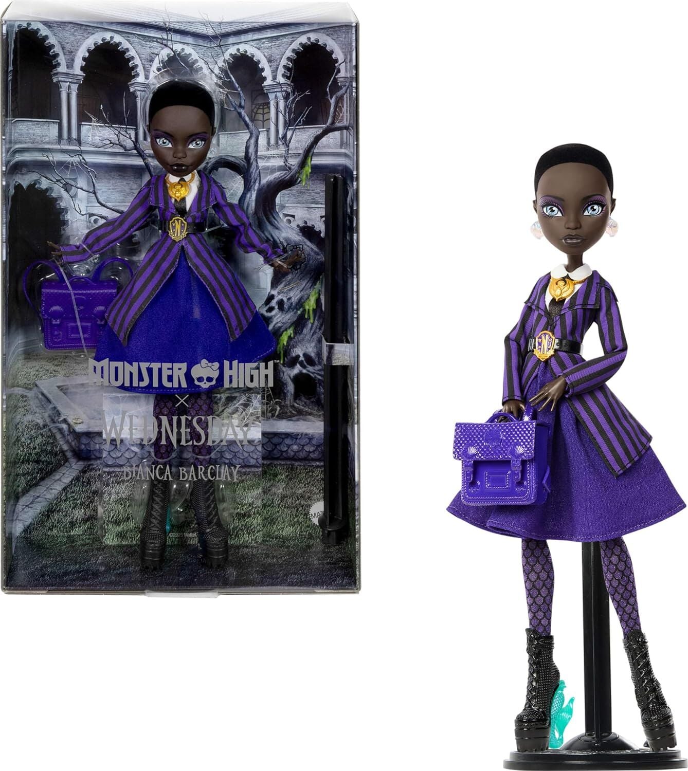 Monster High Koleksiyon Wednesday Bianca Bebek JDR71