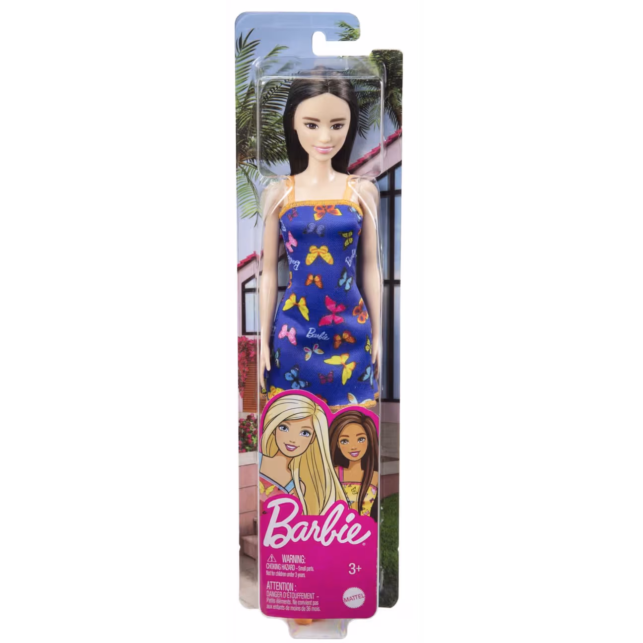 Barbie Şık Barbie Bebekler- T7439 - Mavi Elbiseli