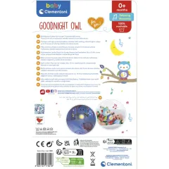 17801 Baby Clementoni - Işıklı Pelüş Baykuş 0+ ay
