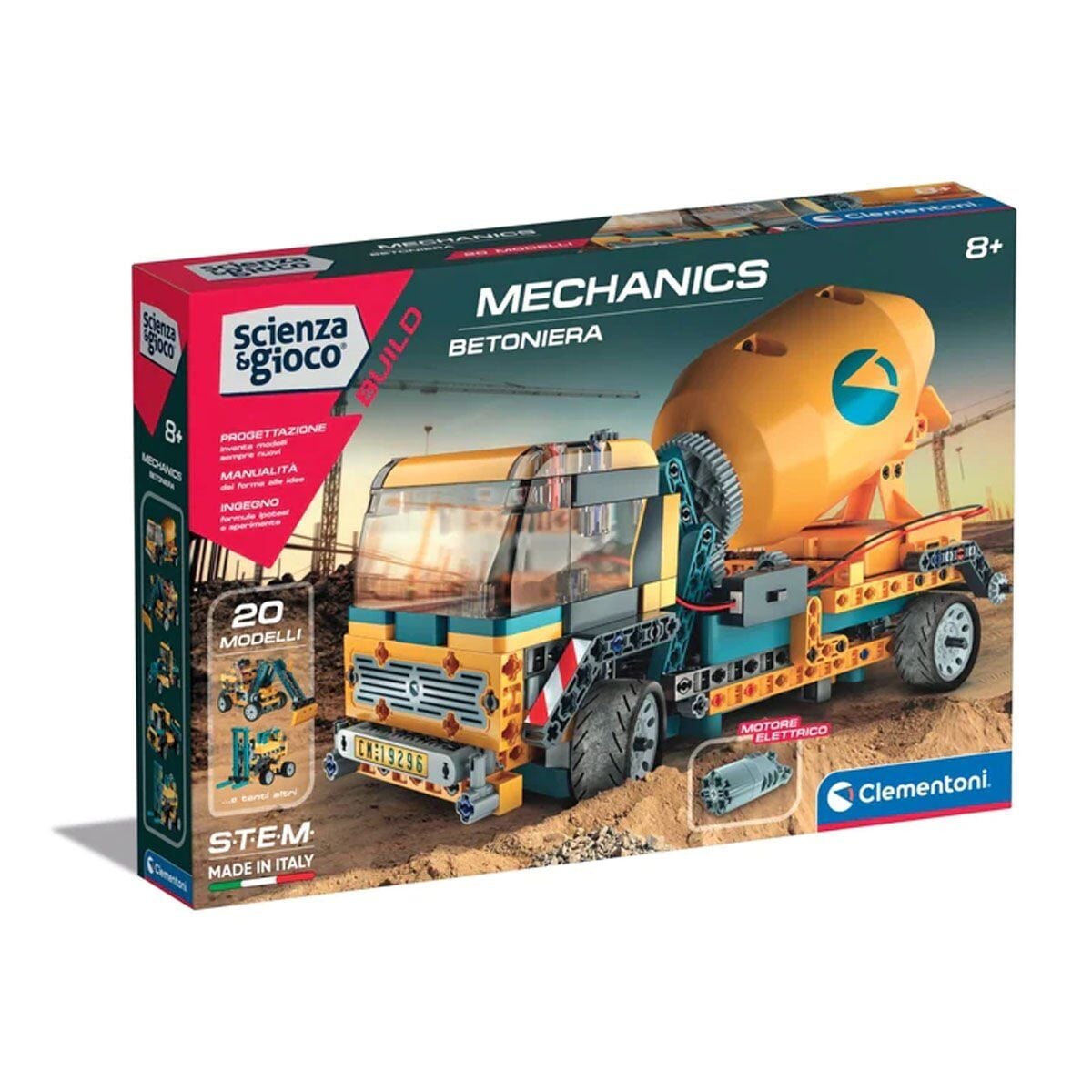 Clementoni Mekanik Laboratuvarı - İnşaat Kamyonu +9 yaş-  75083TR