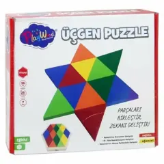 KUTUDA 24 PARÇA AHŞAP ÜÇGEN PUZZLE ONY-395