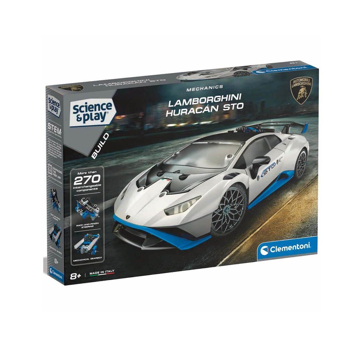 Clementoni Mekanik Laboratuvarı - Lamborghini Huracan STO +8 yaş-  75102TR