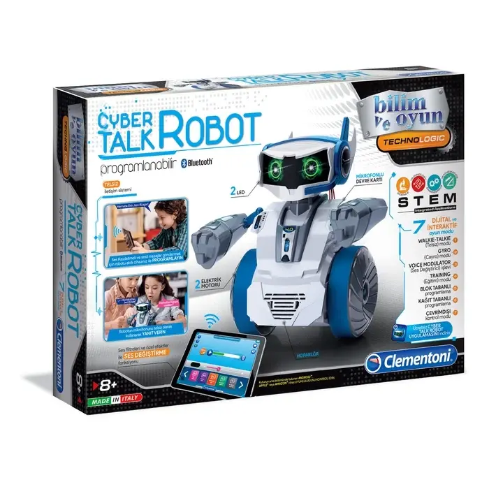 Clementoni Robotik Laboratuvarı - Cyber Talk Robot-  64447