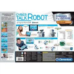 Clementoni Robotik Laboratuvarı - Cyber Talk Robot-  64447