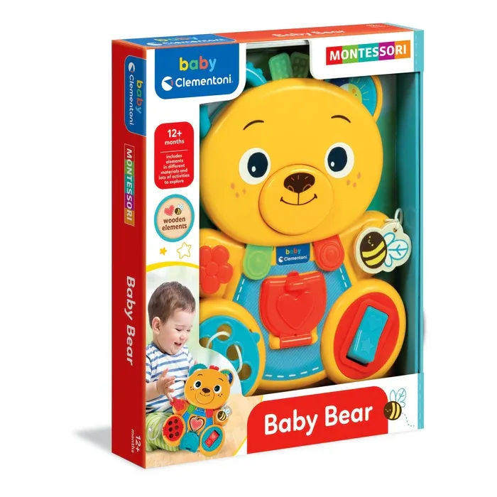 17856 Baby Clementoni - Montessori Aktiviteli Ayıcık 12+ ay