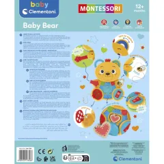 17856 Baby Clementoni - Montessori Aktiviteli Ayıcık 12+ ay