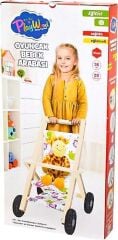 KUTUDA AHŞAP OYUNCAK BEBEK ARABASI ONY-386