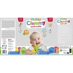 17878 Soft Clemmy - Yumuşak Blok Çantası - 40 parça