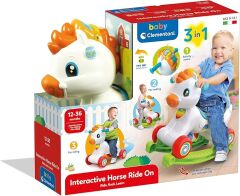 17882 Baby Clementoni - İnteraktif At 3'ü 1 Arada 12-36 ay - Ride on 3in1 Binilebilen At