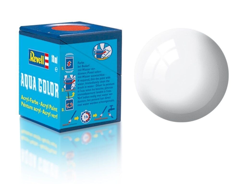Revell Aqua Color Parlak Beyaz 18ml.-36104 (36104)