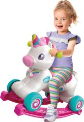 17883 Baby Clementoni - İnteraktif Unicorn 3'ü 1 Arada 12-36 ay - Ride on 3in1 Binilebilen Tek Boynuzlu At