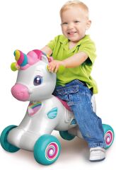 17883 Baby Clementoni - İnteraktif Unicorn 3'ü 1 Arada 12-36 ay - Ride on 3in1 Binilebilen Tek Boynuzlu At