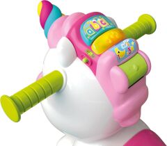 17883 Baby Clementoni - İnteraktif Unicorn 3'ü 1 Arada 12-36 ay - Ride on 3in1 Binilebilen Tek Boynuzlu At