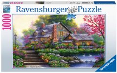 Ravensburger 1000 Parçalı Puzzle Romantic Cottage (120004646)