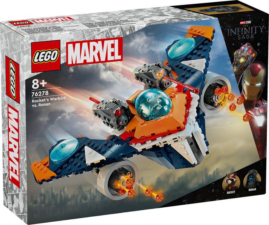 76278 LEGO® Marvel Rocket'in Warbird Aracı Ronan’a Karşı