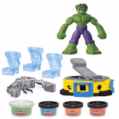 Play-Doh Marvel Hulk Ez ve Sıkıştır Oyun Hamuru Seti- F9826
