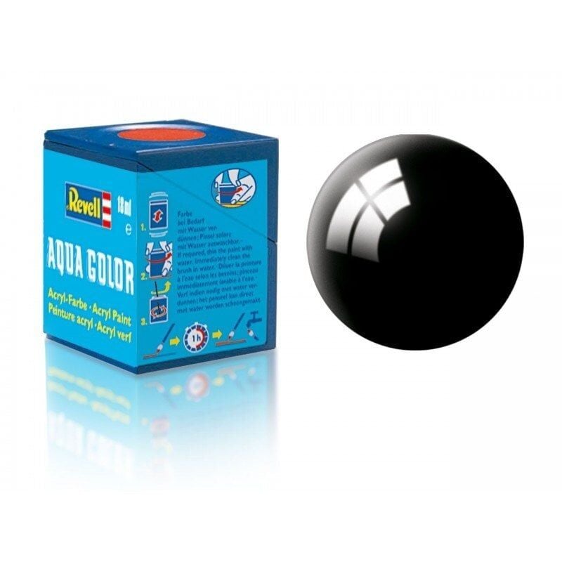 Revell Aqua Color Parlak Siyah 18ml-36107 (36107)