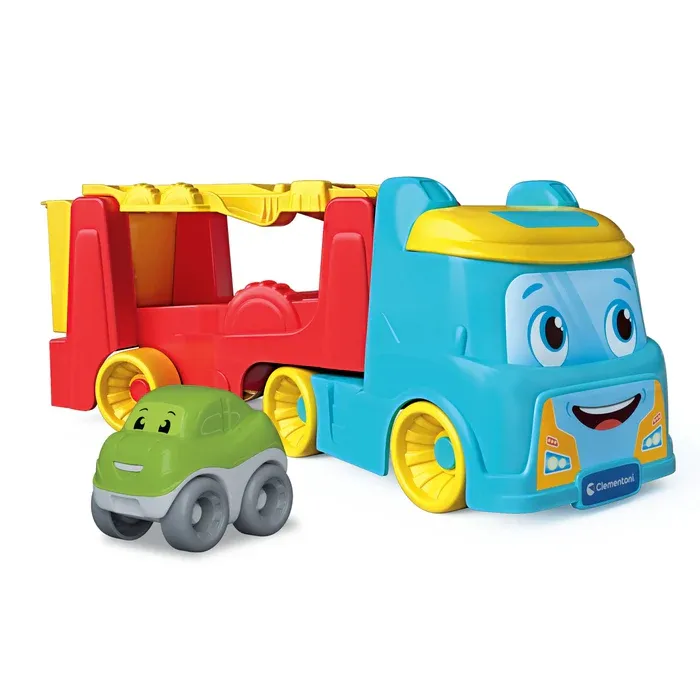 17892 Baby Clementoni - Taklacı Arabalar Çekici Kamyonu 18+ ay - Tumbling Car Transporter