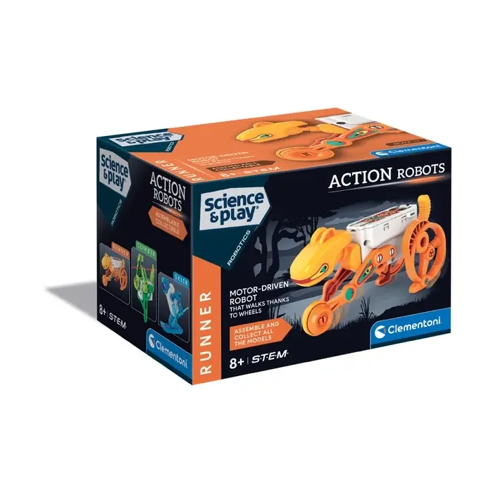 Clementoni Robotik Laboratuvarı - Action Robots - Runner-  75137TR