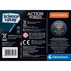 Clementoni Robotik Laboratuvarı - Action Robots - Runner-  75137TR