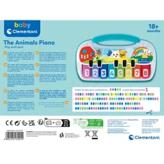 17901 Baby Clementoni - Sevimli Hayvanlar Piyanosu 18+ ay