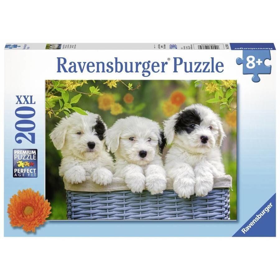 Ravensburger 200 Parçalı Puzzle Puppies-127658 (127658)