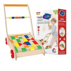 KUTUDA AHŞAP EĞİTİCİ BLOKLU ARABA ONY-373