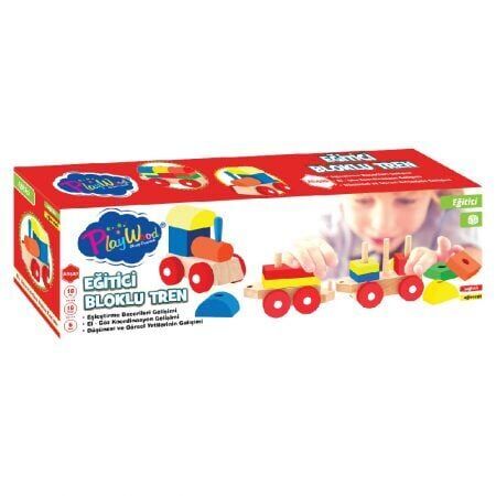 KUTUDA AHŞAP EĞİTİCİ BLOKLU TREN ONY-351