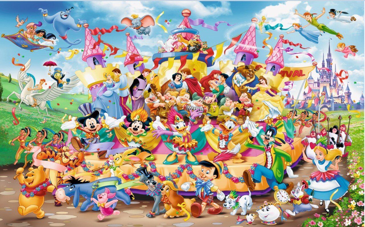 Ravensburger 1000 Parçalı Puzzle Walt Disney Carnival (193837)
