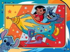 4 Puzzle Tek Kutuda Disney Stitch 12/16/20/24 (120010692)