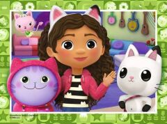 4 Puzzle Tek Kutuda Gabby's Dollhouse 12/16/20/24 (031436)