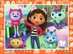 4 Puzzle Tek Kutuda Gabby's Dollhouse 12/16/20/24 (031436)