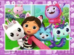 4 Puzzle Tek Kutuda Gabby's Dollhouse 12/16/20/24 (031436)