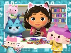 4 Puzzle Tek Kutuda Gabby's Dollhouse 12/16/20/24 (031436)