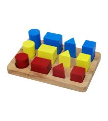 KUTUDA AHŞAP GEOMETRİK BÜYÜKTEN KÜÇÜĞE SIRALAMA ONY-314