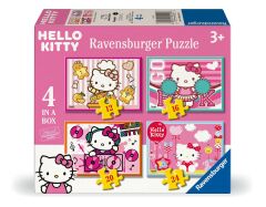 4 Puzzle Tek Kutuda Hello Kitty 12/16/20/24 (120041580)