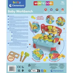 17968 Baby Clementoni - Montessori Çalışma Tezgahı 12+ ay