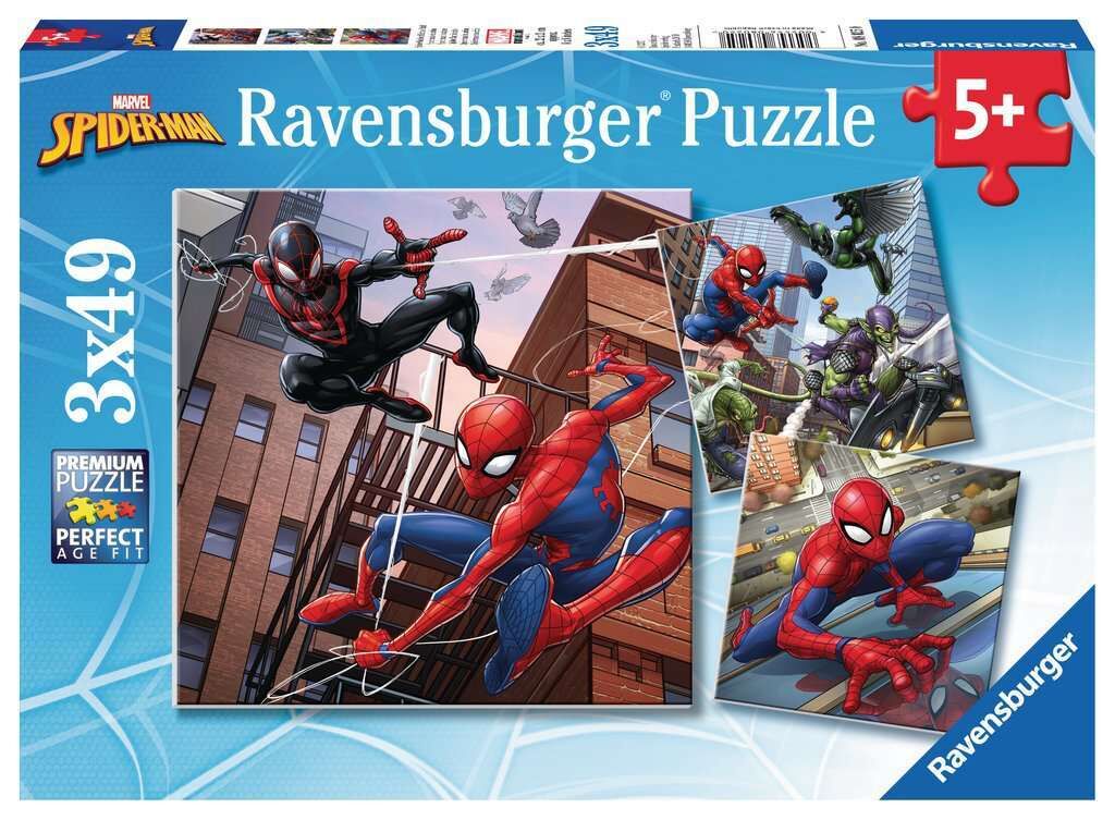 3x49 Parça Puzzle Spiderman (080250)