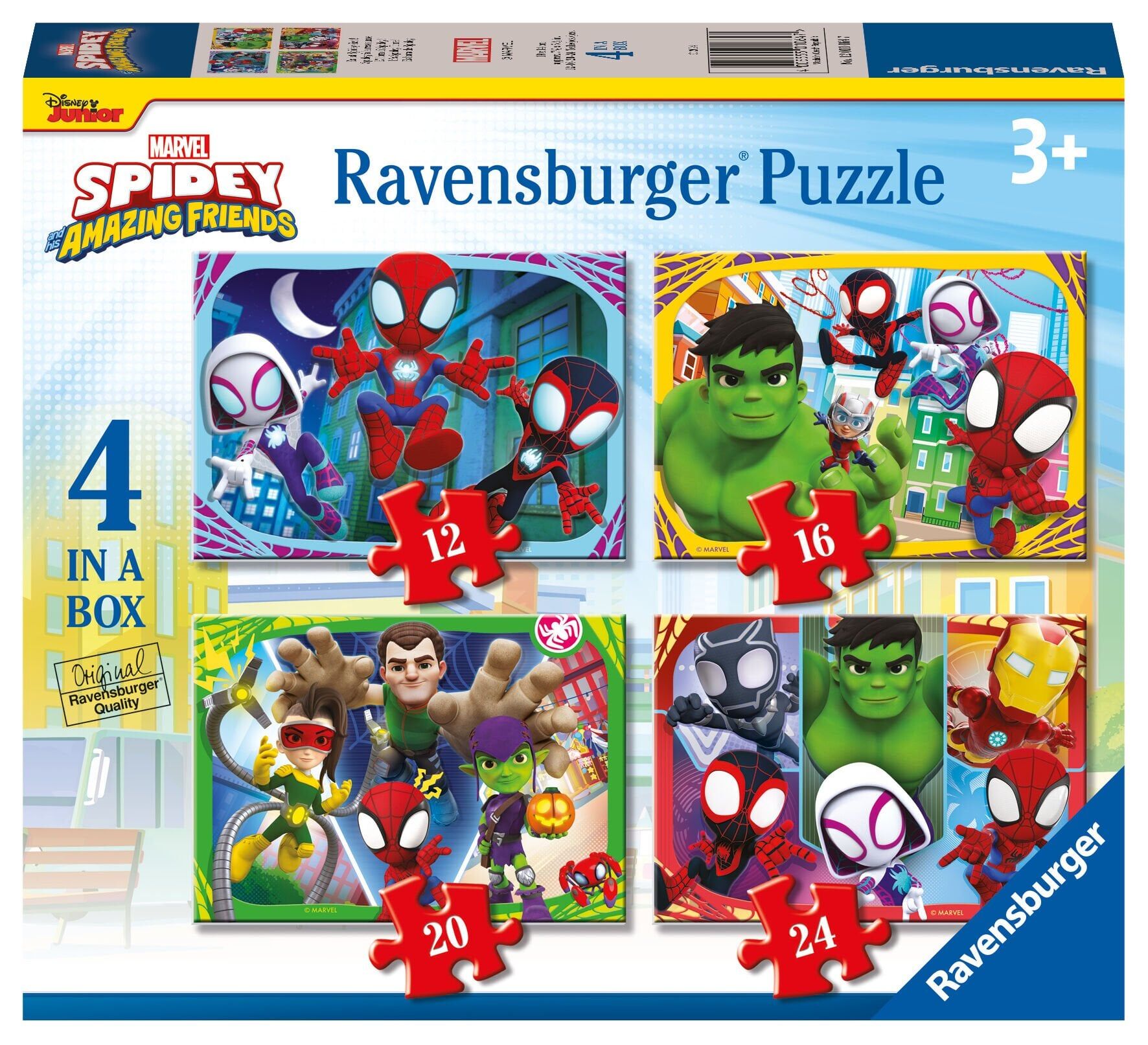 4 Puzzle Tek Kutuda Spidey 12/16/20/24 (120010647)