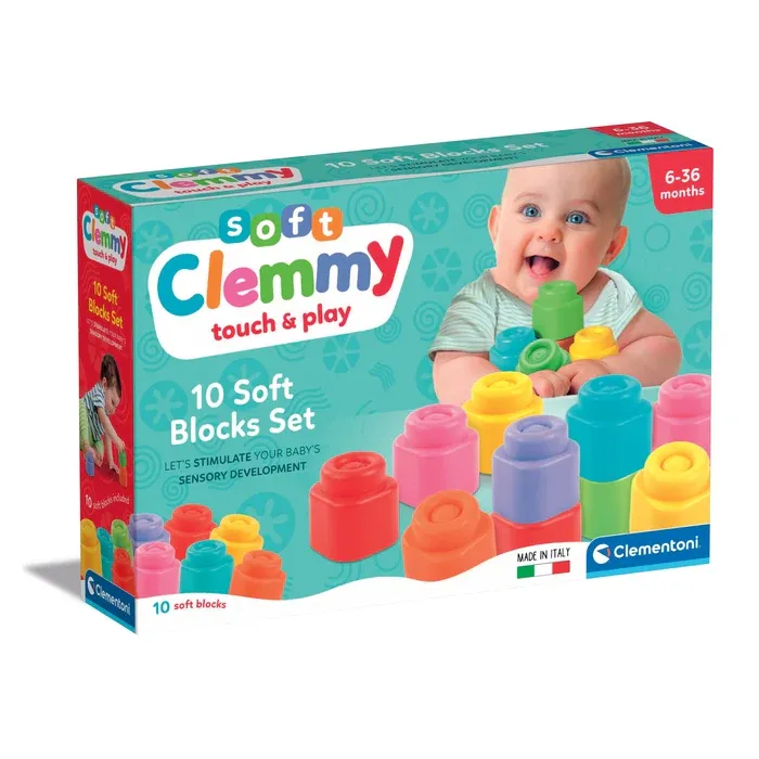 17988 Soft Clemmy - Yumuşak Blok Oyun Seti - 10 parça 6-36 ay