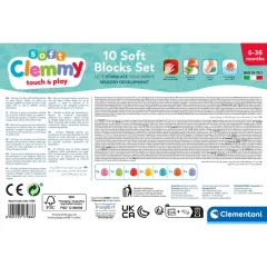 17988 Soft Clemmy - Yumuşak Blok Oyun Seti - 10 parça 6-36 ay