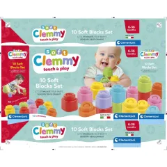 17988 Soft Clemmy - Yumuşak Blok Oyun Seti - 10 parça 6-36 ay