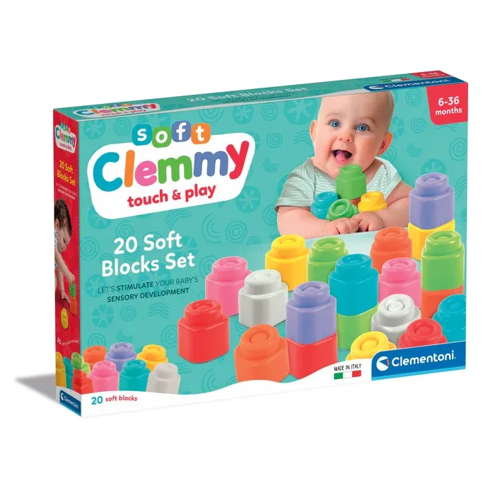 17989 Soft Clemmy - Yumuşak Blok Oyun Seti - 20 parça 6-36 ay