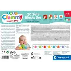 17989 Soft Clemmy - Yumuşak Blok Oyun Seti - 20 parça 6-36 ay