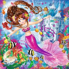 Ravensburger 3x49 Parçalı Puzzle Walt Disney Deniz Kızı-080632 (080632)
