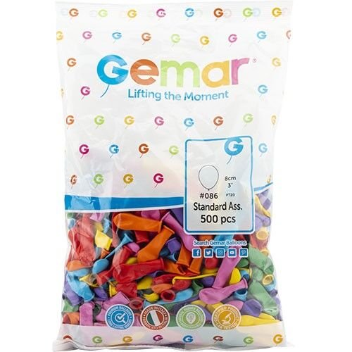 Gemar Balon Mini Su Balonu Renkli 500'lü