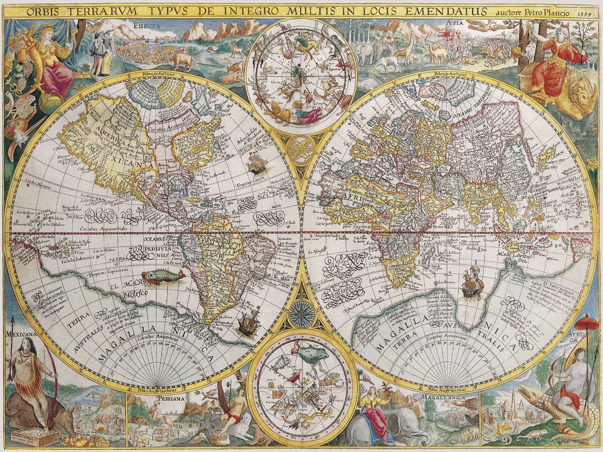 1500 Parça Puzzle Tarihi Harita (120007166)