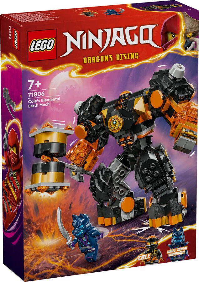 71806 LEGO® NINJAGO Cole'un Toprak Elementi Robotu