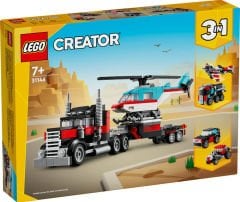 31146 LEGO® Creator Helikopterli Açık Kasa Kamyon