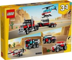 31146 LEGO® Creator Helikopterli Açık Kasa Kamyon